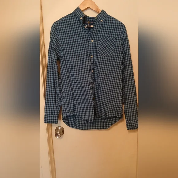 Boy's Gingham Ralph Lauren Polo Size XL - Picture 3 of 5